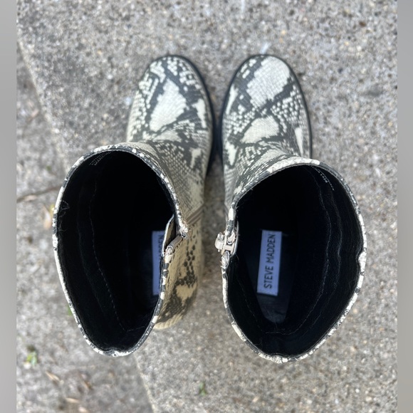 Steve Madden Snakeskin Boots - Picture 6 of 8
